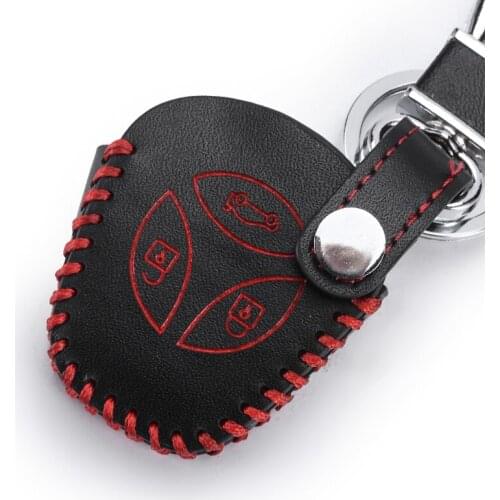 Car Styling Leather Car Key Cover Case Set Protector For LADA Priora Sedan Sport Kalina Granta Vesta X-Ray XRay