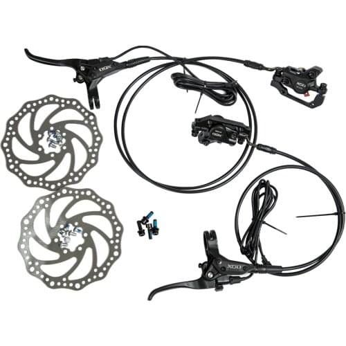 140mm 160mm One pair Aluminum Alloy Electric Power Control Shifter Bicycle E Bike MTB Brake Hydraulic Disc brake Set