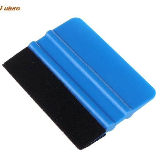Vinyl Packaging Film Card Car Aluminum Foil Packaging Suede Felt Scraper Car Window Tinting Tool Sticker Accessories