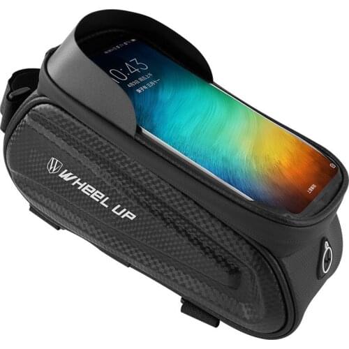 Wheel Up Rainproof Frame Front Top Tube Mountain Cycling Pack Outdoor Waterproof Bike Bag Touch Screen Front Bicycle Cycling Bag