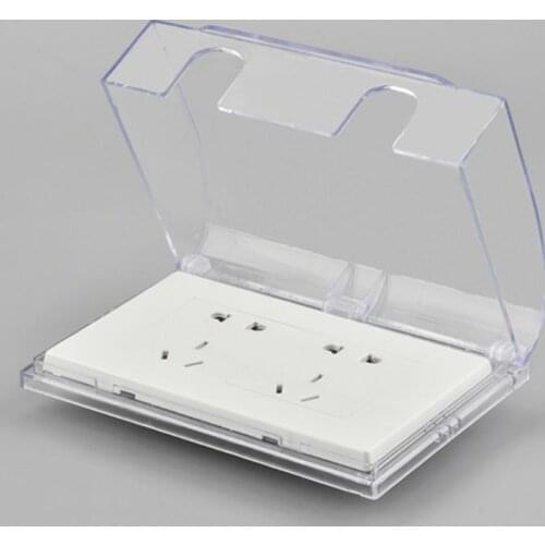 146 Type Switch Socket Protective Box Waterproof Dust Cover for Wall Socket 85DA