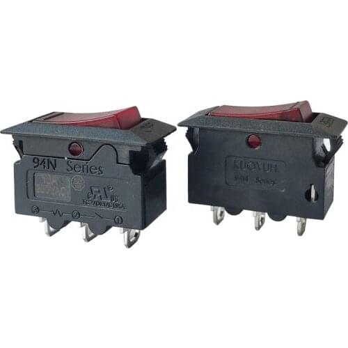 94N series 16A power strip overload protector Kuoyuh switch circuit breaker