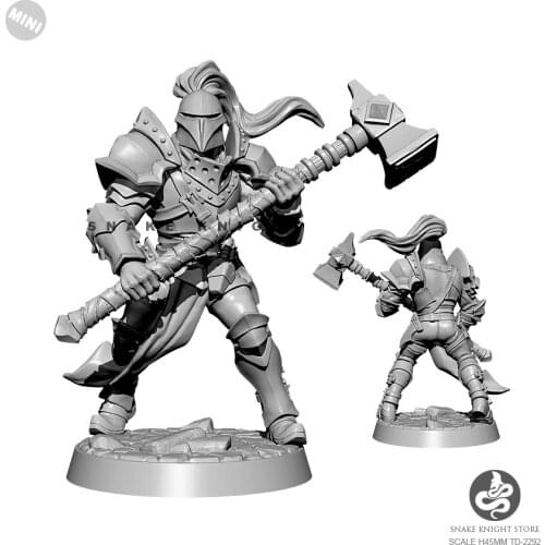 45mm Resin Model kits figure DIY toy self-assembled TD-2292