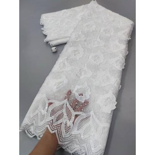 5yards Swiss voile Lace In Switzerland African Blue Lace Fabric Hot sSlling Dubai Fabric 100%cotton Fashion Women Brocade Fabric