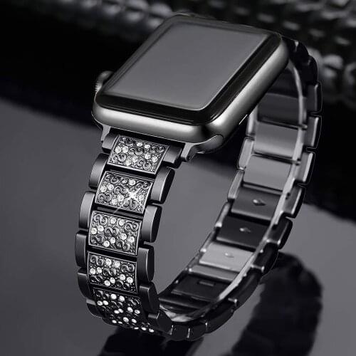 Pulseira for apple watch series 3 4 5 band 38mm 40mm 42mm 44mm bracelet for iwatch apple watchband strap Women girl cinturino