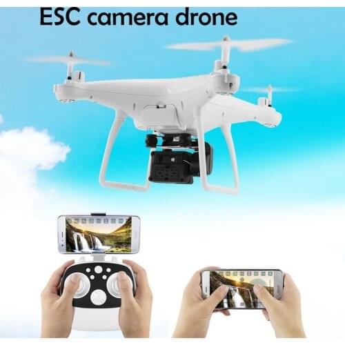 2019 New Wifi FPV RC Drone With ESC 1080p HD adjustable Camera 20min Play Time One Key Return fixed hight led selfie quadcopter