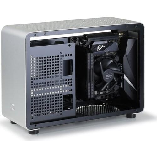 Geeek g1-se aluminum side transparent A4 itx Mini cabinet SFX power supply portable host air cooling