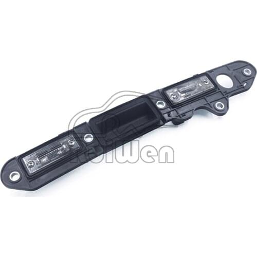1T0827574L For VW Golf Plus Jetta Passat B6 Touran Rear Trunk Lid Tailgate Shake Handle Bar License Light Plate w/ Micro Switch