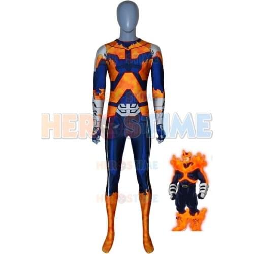 Endeavor Suit My Hero Cosplay zentai Spandex 3D Print Zentai Suit Halloween Zentai Catsuit Costume Hot Sale