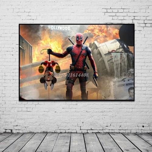 Marvel Movie Character Thano Canvas Painting Wall Art Prints Posters Decor Pictures for Bedroom Anime Deadpool Home Decoration