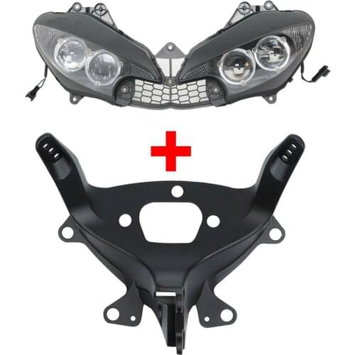 Motorcycle Front Headlight Upper Fairing Stay Bracket For Yamaha YZF R6 03-05 YZF R6S 06-09