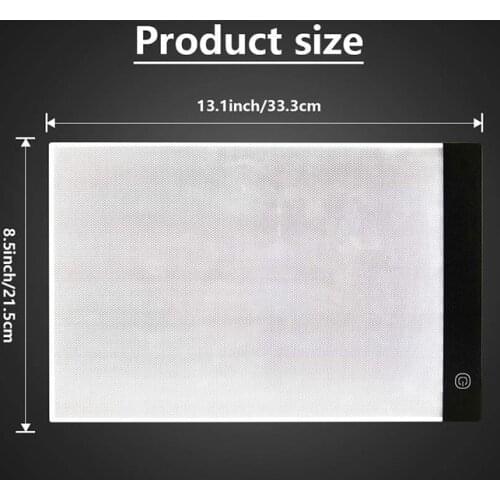 Siimoon Diamond Painting A4 LED Light Pad Kit Tools USB Powered 5D Diamond Embroidery Accessories