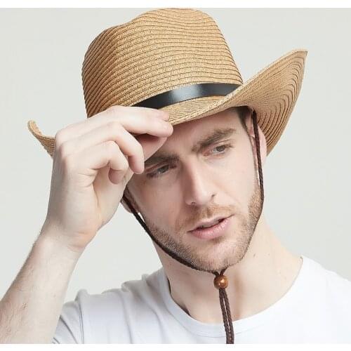 Sunshade Straw Hat Men Summer Outdoor Fishing Sunscreen Breathable Cap Children Foldable Sun Protection Travel Sunhat H7269