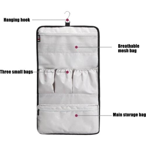 Storage Bag Compatible for Dyson Airwrap Styler Accessories Holder Multiple Pouches with Hook Hanger TS2