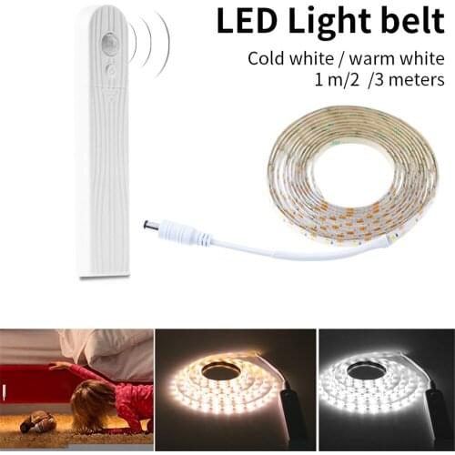 Cabinet Light LED Motion Activated Bed Light 5V PIR Motion Sensor USB LED Strip 2835 SMD Wardrobe Lamp Tape PC TV Backlight