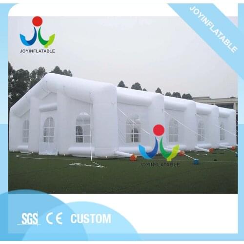 Outdoor family party inflatable cube wedding lighting tent with LED light for sale