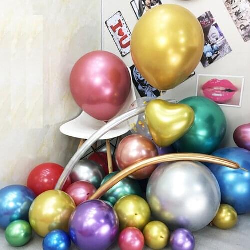 18 inch metal latex balloon golden circle birthday anniversary christmas party wedding balloon arch decoration gender reveal