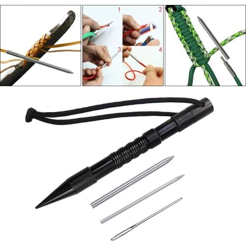 4/9/12x Stainless Steel Lacing Fids Outdoor Lacing Stitching Bracelet Needle