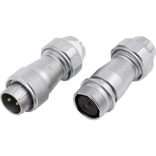 WEIPU WF20 TE+ZE M20 Automotive Cable Wire Connector Waterproof Electrical Terminal Adapter 2 3 4 5 6 7 9 12 15 Pin Screw Lock