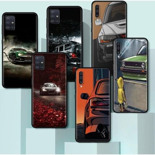 Sports Cars Male Men Phone Case for Samsung Galaxy A51 A71 A21s A12 A31 A41 A32 A02s A11 A72 A52 A42 5G A01 A91 A21 EU Cover