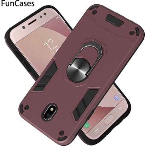 Magnetic Finger Ring Holder PC + TPU Case For Samsung J530 Cellular Covers Silicon Samsung Galaxy J5 Pro J7 2017 Max Prime J2