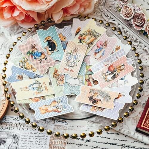 KSCRAFT Cute Rabbit Film Strip and Tickets Cardstock Die Cuts for Scrapbooking Happy Planner/Card Making/Journaling Project