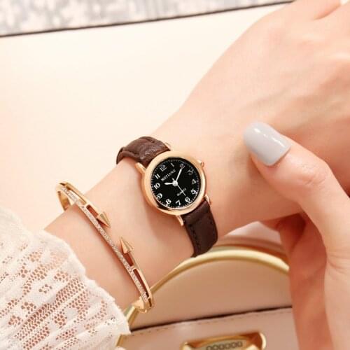 KZD Ladies Watch With Leather Strap
