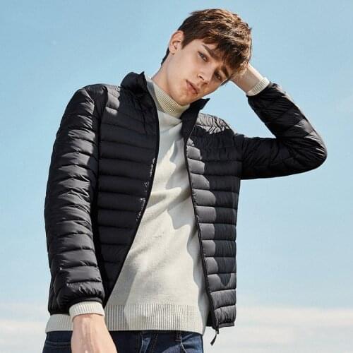 NEW 2020 Down Jacket Men Winter Portability Warm 90% White Duck Down Hooded Natural Fur Collar Man Down Coat Waterproof Men