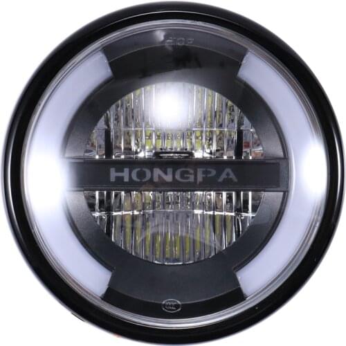 12v Motorcycle 7" LED Dynamic DRL High Low Beam HeadLamp Headlight w/Flowing Turn Signals Light For Harley Honda Yamaha Suzuki