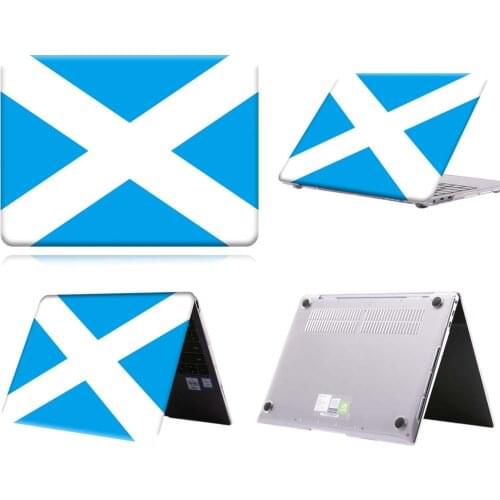Scotland Flag Pattern Anti-slip Laptop Case For MateBook 13/13 AMD Ryzen/14/D14/D15/X 2020/X Pro/Pro 16.1/Honor MagicBook 14/15