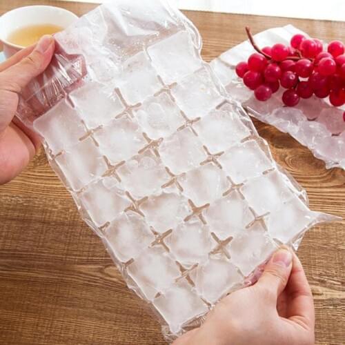 10Pcs Disposable Ice Cube Tray Mold Water Injection Cocktail Ice-Making Bag Juice Drink Tools DIY Drinking Tool Ice Cube mold