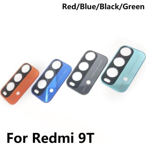 Original New Rear Camera Glass Lens With Glue Adhesive Sticker For Xiaomi Redmi 9T