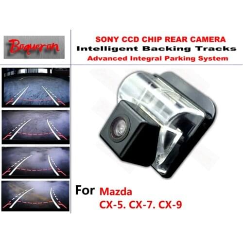 For Mazda CX-5 CX-7 CX-9 CX 5 CX 7 CX 9 CCD Car Backup Parking Camera Intelligent Tracks Dynamic Guidance Rear View Camera