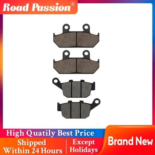 Road Passion Motorcycle Front Brake Pads For HONDA NX650 XRV650 NX500 NX 650 Dominator 1992-1996 XRV 650 Africa Twin 1988-1989