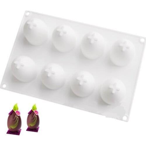 Easter Day Silicone Mold 3D Egg Silicone Mousse Cake Mold Chocolate Cake Mold Cake Decorating Tools Mousse Dessert Mould