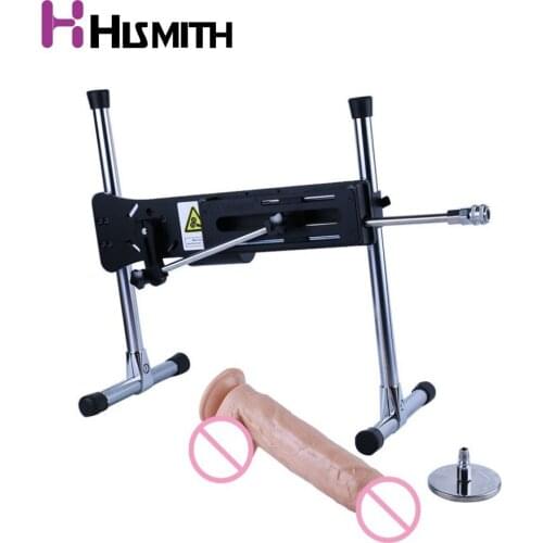 Super silent Sex Machine Adjustable Double Vac u Lock 30db Mute 120W love machine with free Lubricant and 12.5 inch dildo