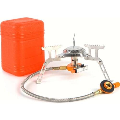 Wind Proof Outdoor Gas Burner Camping Stove Lighter Tourist Equipment Kitchen Cylinder Propane Grill