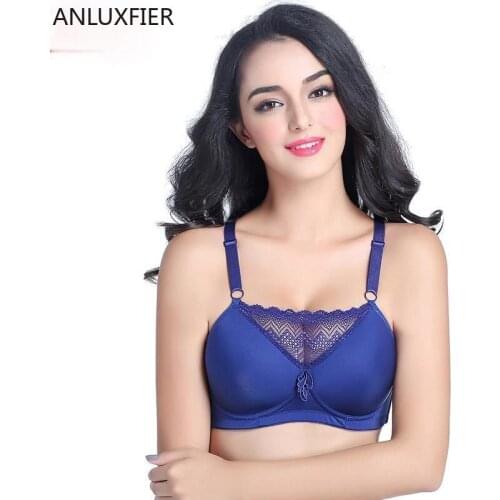 X9016 Mastectomy Bra Fake Breast Bra Cup Silicone Breast Underwear Cover Insertable Fake Chest Breathable No Steel Ring Red Bra