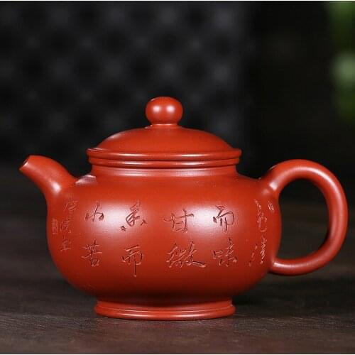 Yixing are recommended by pure manual undressed ore mud zhu dahongpao DengHu teapot tea set a undertakes to god
