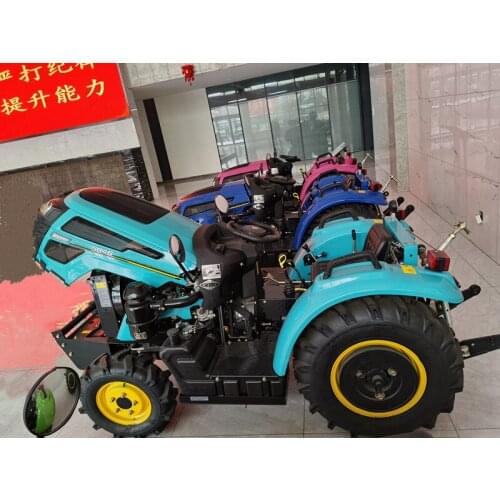 Factory Price 50HP Tractors Micro Wheeled Garden Machine Greenhouse Orchard Used