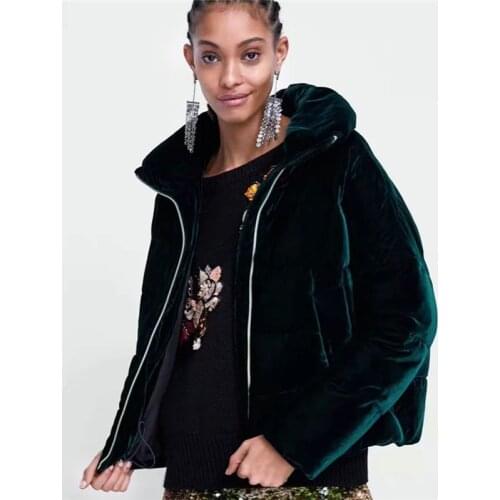 Wenfly Women Jacket Cotton Velvet Solid Thick Faux Fur Coat Short Warm Loose Parka Padded Female Outerwear Ukraine