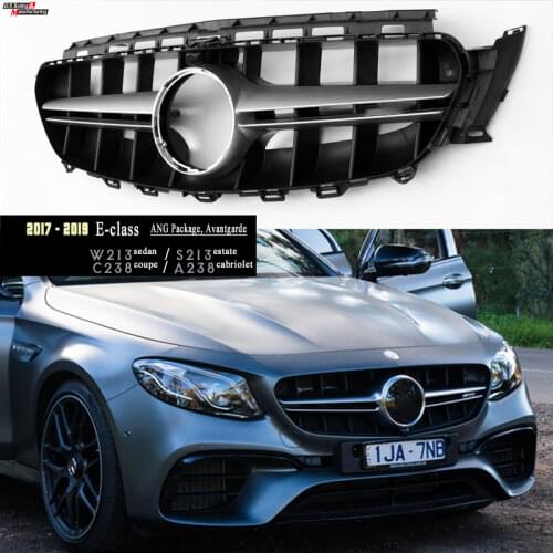 2020 E63 Design Radiator Grille for Mercedes 2017 - 2019 E Class W213 S213 C238 A238 ANG Package & Avantgarde Models