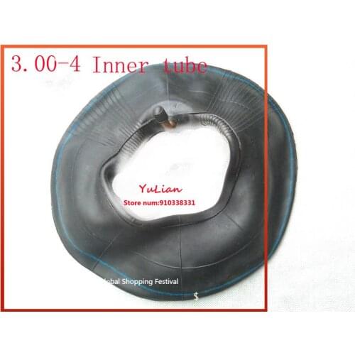 3.00-4 Off-Road Tires Inner Tube Tyre for Razor E300 Scooter GO-KART Utility Dolly Hand Truck Electric/Gas Scooter Accessories