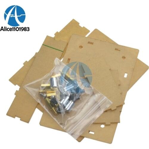 Acrylic Case cover for TDA7492P Bluetooth 4.0 Audio Receiver Case Shell Acrylic DIY Amplifier Board Module for TDA7492P with AUX