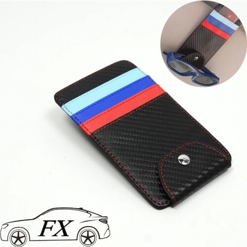 Car Vehicle Sun Visor Sunglasses Eyeglasses Glasses Holder Clip Credit Card Package ID Storage Bag