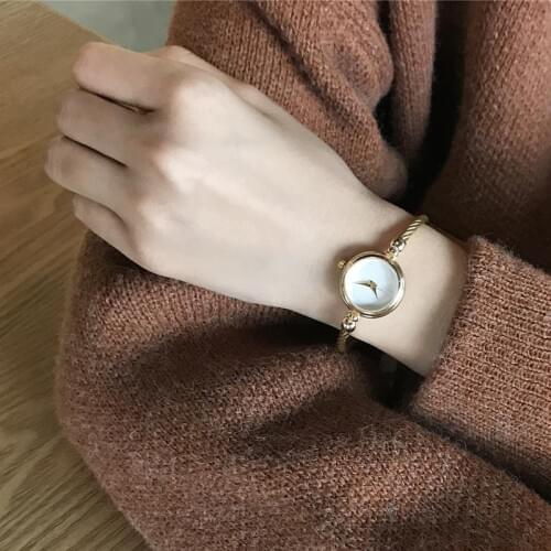 Minimalist Bracelet Watch Women Fashion Gold Quartz Clock 2019 Ulzzang Luxury Brand Ladies Wristwatches Womans Chain Watch Gifts