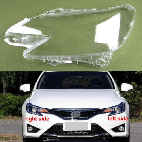 Front Headlamps Transparent Lampshades Lamp Shell Masks Glass For Toyota Reiz 2013 2014