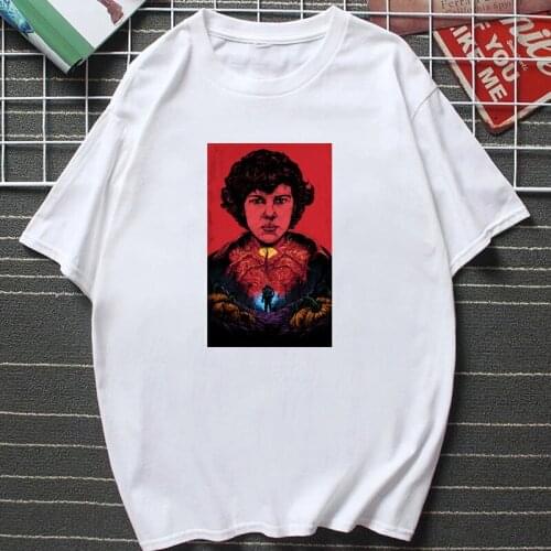 New Stranger Things Season 3 TShirt Male Funny Upside Down Eleven Graphic Printed Tops Summer Harajuku Cotton Casual Unisex Tee