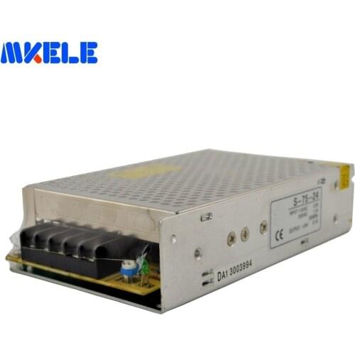 S Series Switching Power Supply 5V 12V 18V Small Volume S-75 Single Output Safe Package 75watt 15 A 6.3A 4.2A Free Shipping