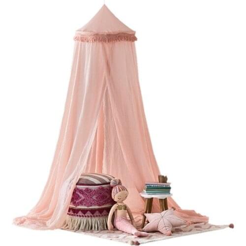 Lace Baby Mosquito Net Baby Game Room Decorated Baby Crib Dome Hanging Mosquito Net